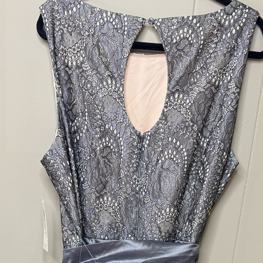 NWT Eliza J Taffeta & Lace Mix Media Ball Gown Womens Size 20W - Picture 9 of 15